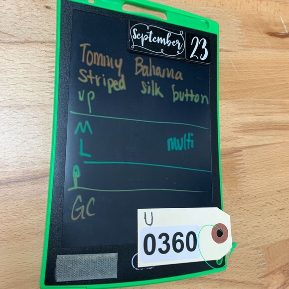 Tommy Bahama Camp Shirt Mens L Large Striped Jacquard Floral Silk Short Sleeve - Picture 7 of 8